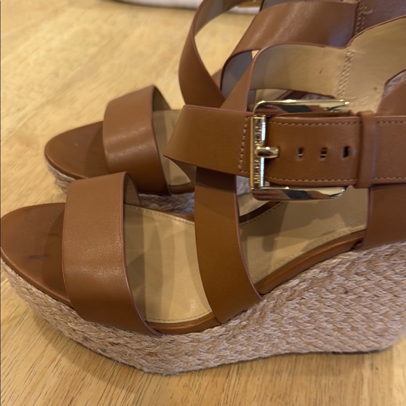 Michael Kors Tan Wedge Sandals - Picture 5 of 5